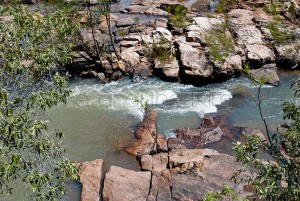 Berkeley River -Top of the Waterfall