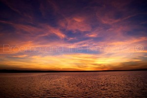 Sunset on the Drysdale River