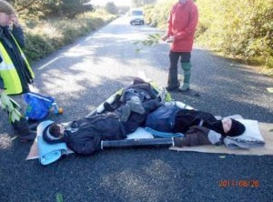 County Mayo Lock-on for solidarity with Broome protesters