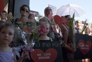 Mothers Day gathering at Broome Police Station