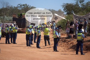 Police over-kill