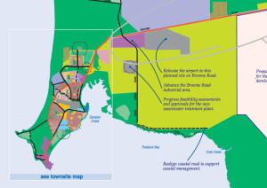 2005 airport relocation map
