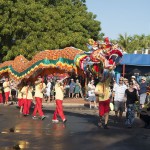 Sammy the dragon at 2015 Shinju Parade