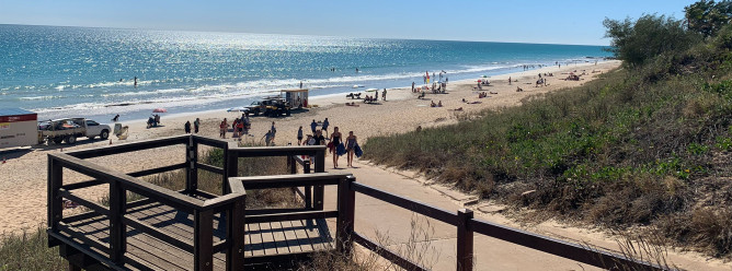 8th June 2019 - Stairs Cable Beach next to Surf Club